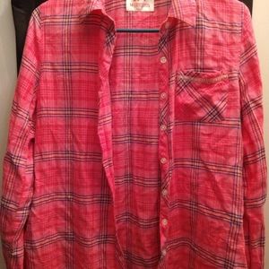 Justice Shirt Girls Size 16 Long Sleeve Color Pink